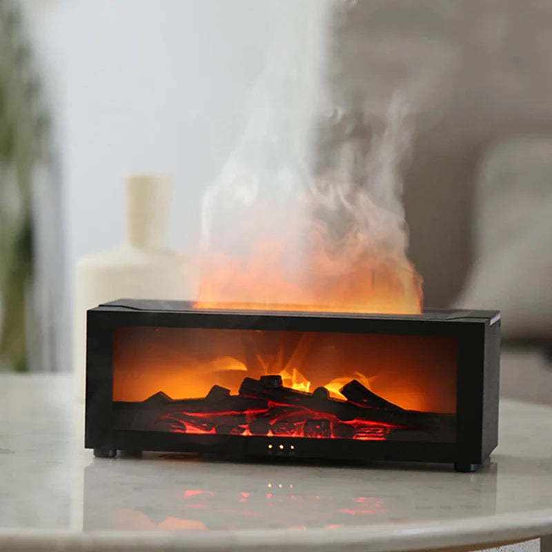 3D Flame Mist Diffuser – Cozy Bonfire Vibes 🔥