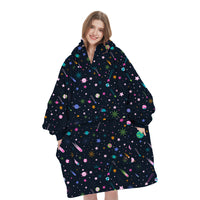 Black background space