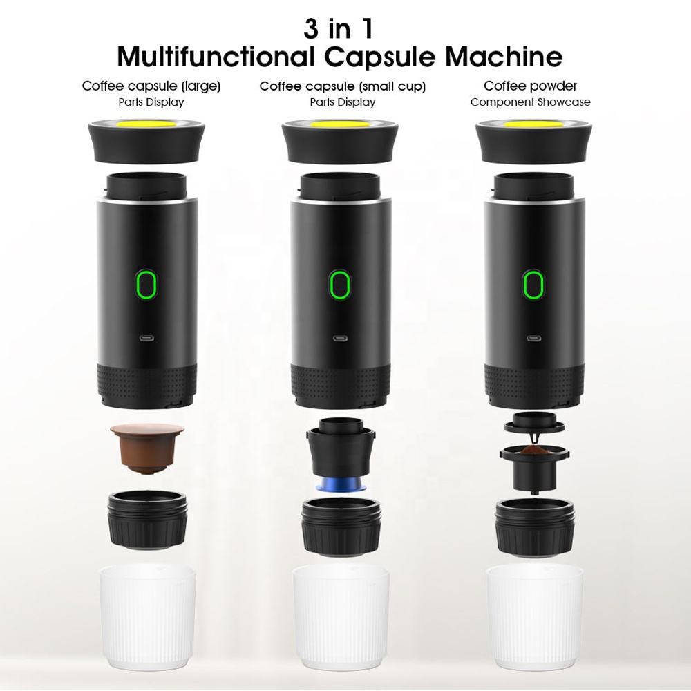 USB Portable Mini Heated Espresso Machine Capsule Coffee Machine