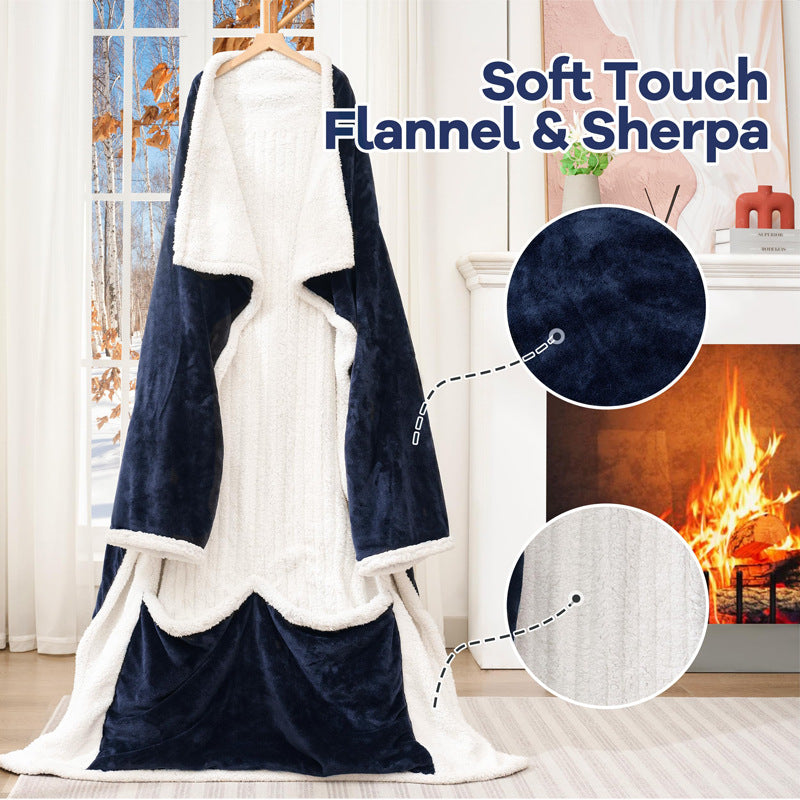 Cross-border Best-selling Wearable Electric Blanket, Smart Constant Temperature, Washable Carbon Fiber Heating Electric Blanket, Customized