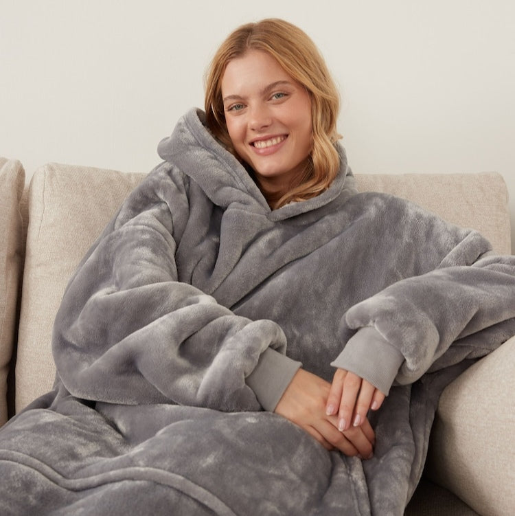 Winter Oversized Blanket Hoodie – Stay Warm & Stylish