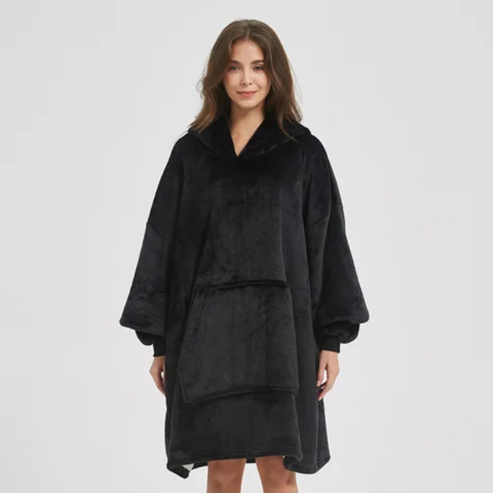 Winter Oversized Blanket Hoodie – Stay Warm & Stylish