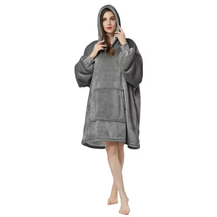 Winter Oversized Blanket Hoodie – Stay Warm & Stylish