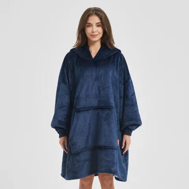 Winter Oversized Blanket Hoodie – Stay Warm & Stylish